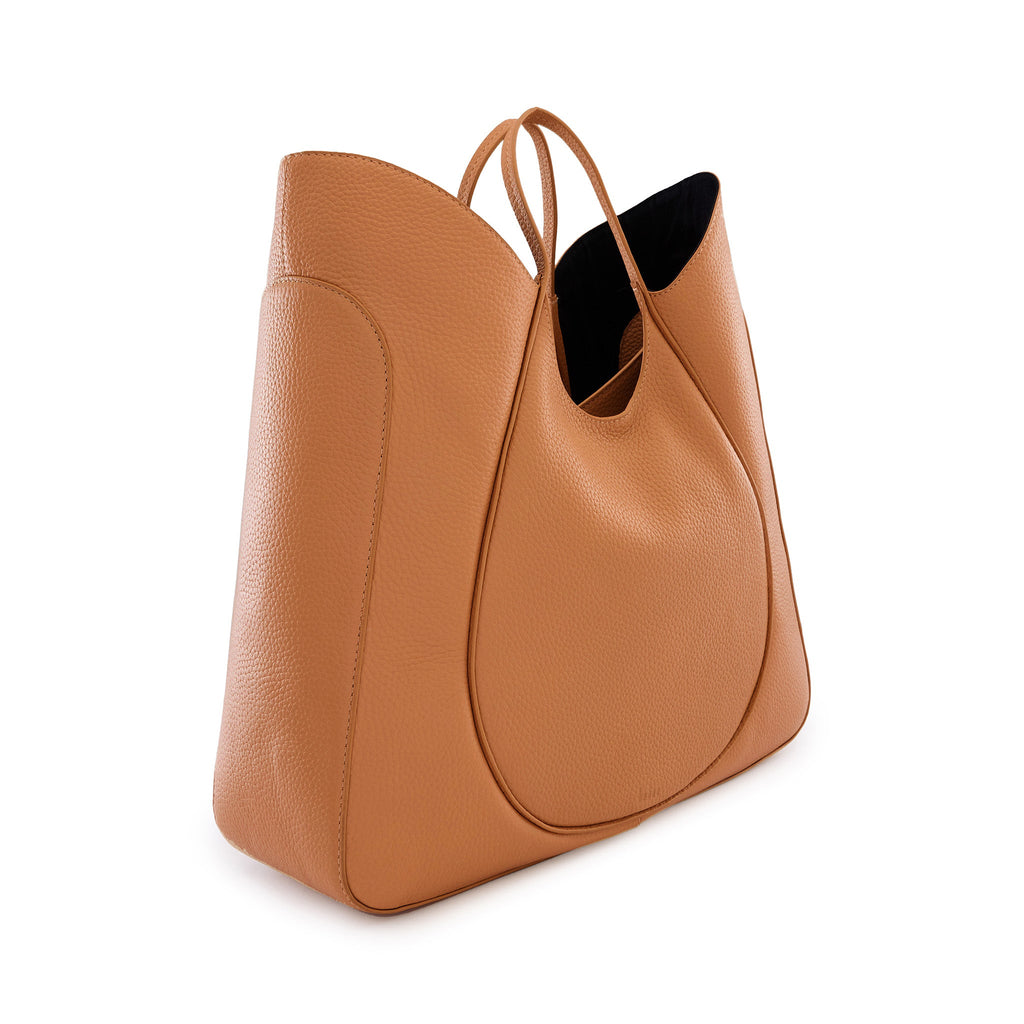 KATRINA TOTE WAVE PEBBLE CLAY