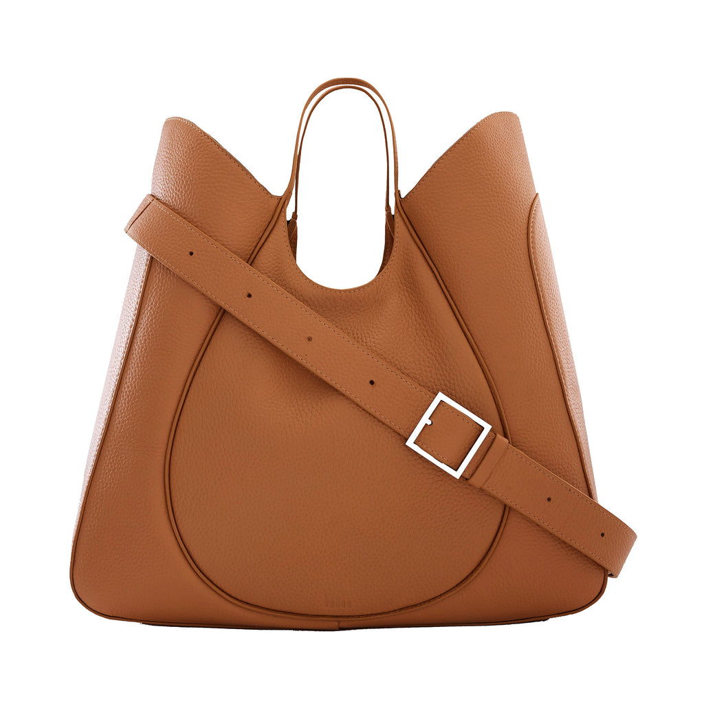 KATRINA TOTE WAVE PEBBLE CLAY