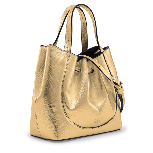 KATRINA MINI TOTE METALLIC GOLD Main Image