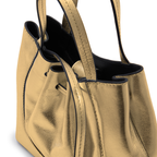 KATRINA MINI TOTE METALLIC GOLD