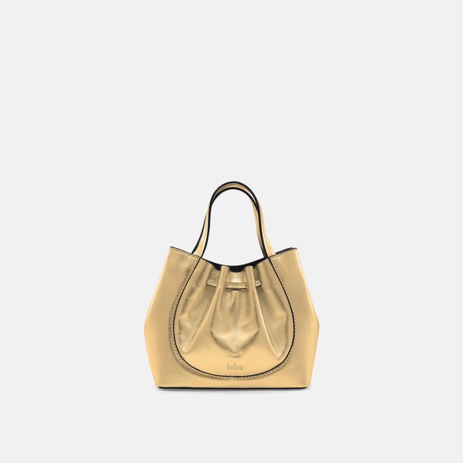 KATRINA MINI TOTE METALLIC GOLD Hover Image