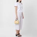 KATRINA MINI TOTE METALLIC GOLD
