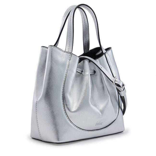 KATRINA MINI TOTE METALLIC SILVER Main Image