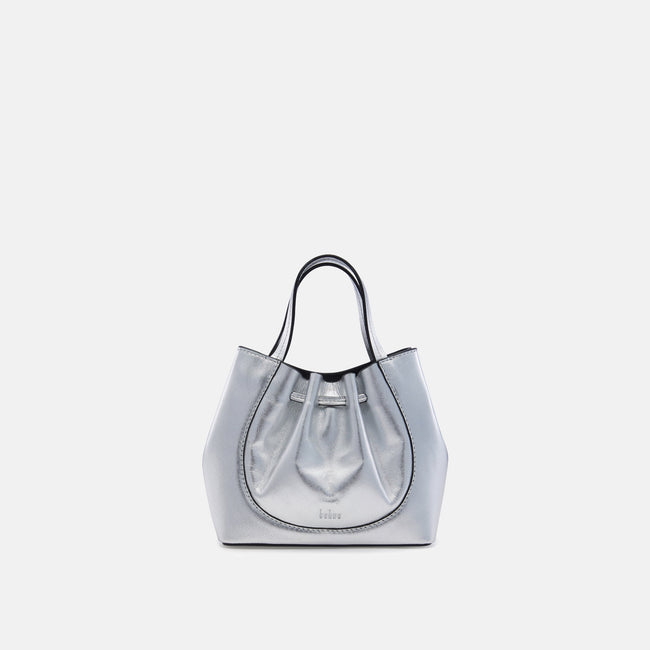 KATRINA MINI TOTE METALLIC SILVER Hover Image