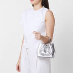 KATRINA MINI TOTE METALLIC SILVER