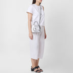 KATRINA MINI TOTE METALLIC SILVER