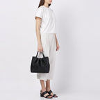 KATRINA SATCHEL PEBBLE BLACK