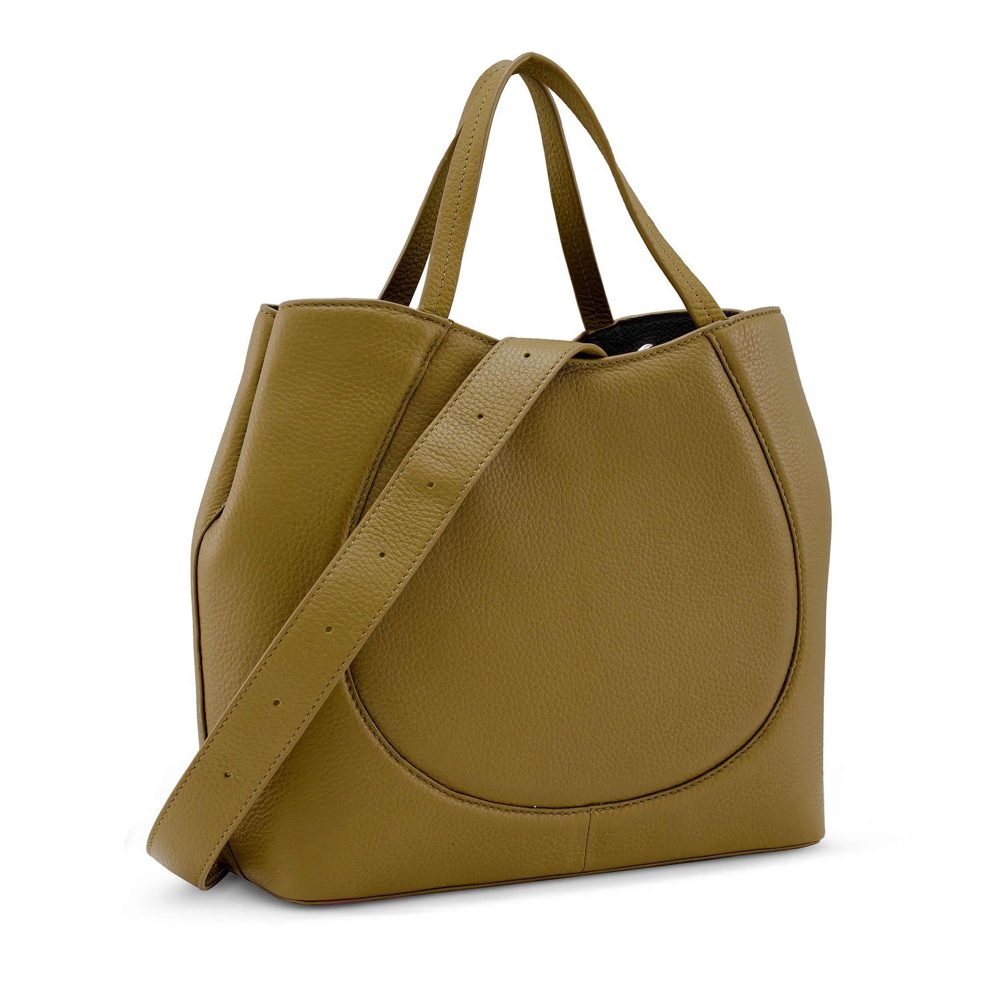 KATRINA SATCHEL PEBBLE OLIVE