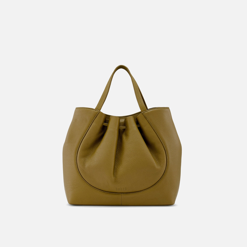 KATRINA SATCHEL PEBBLE OLIVE