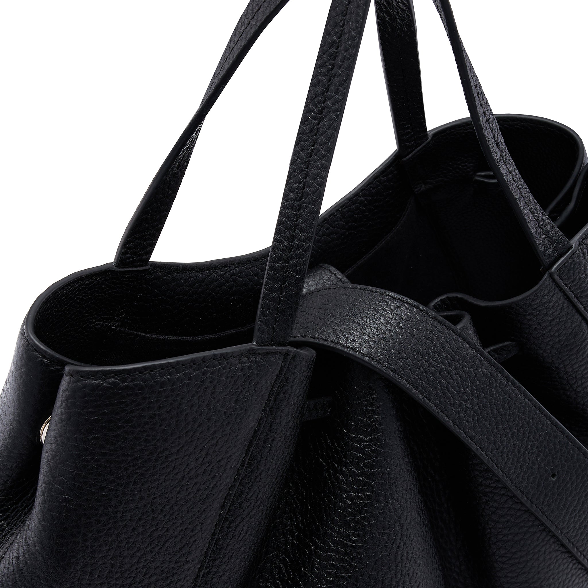 KATRINA SATCHEL PEBBLE BLACK