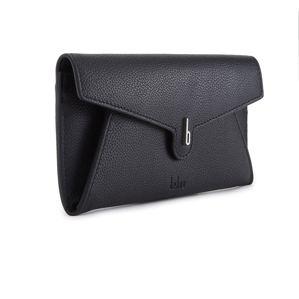 KIM WALLET PEBBLE BLACK