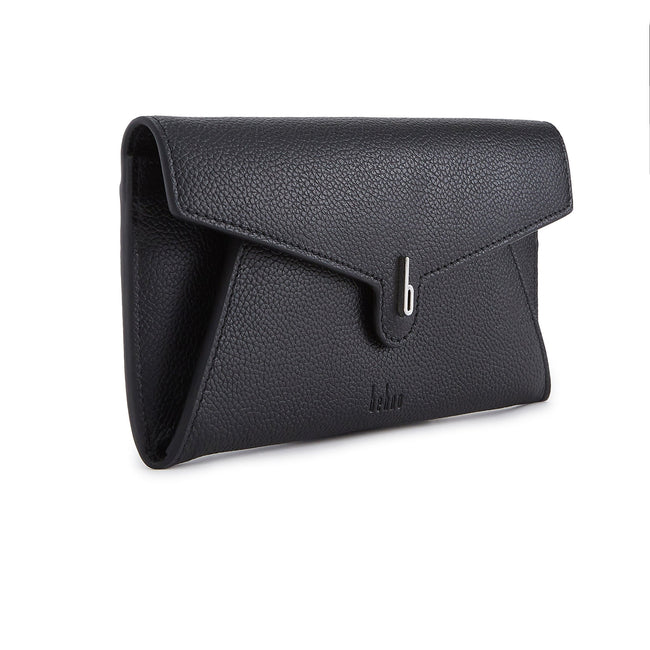 KIM WALLET PEBBLE BLACK Main Image