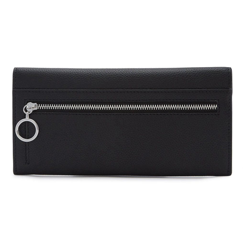 KIM WALLET PEBBLE BLACK