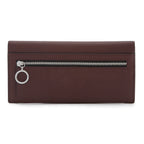 KIM WALLET PEBBLE BORDEAUX