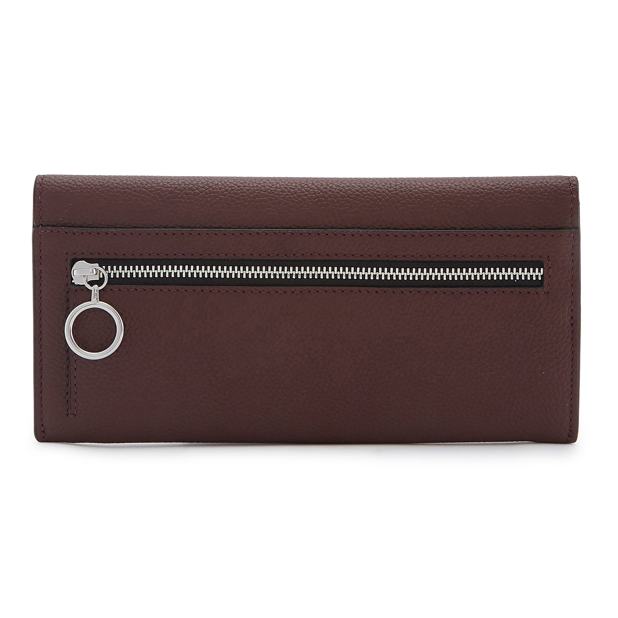 KIM WALLET PEBBLE BORDEAUX