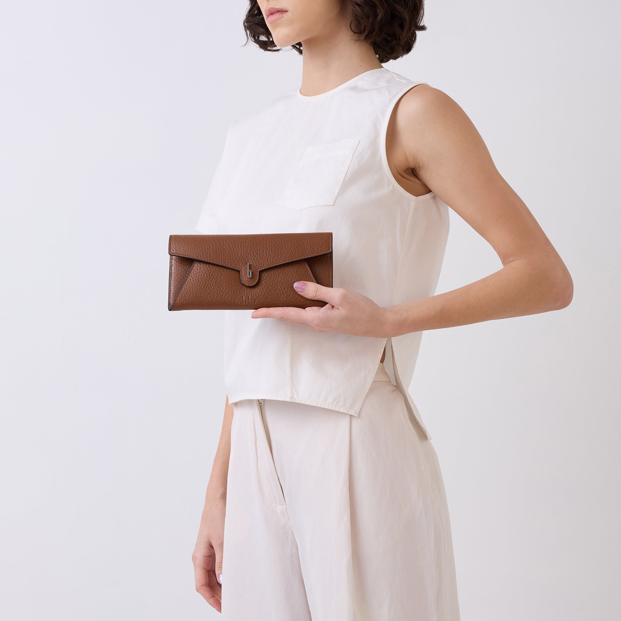 KIM WALLET PEBBLE TOAST