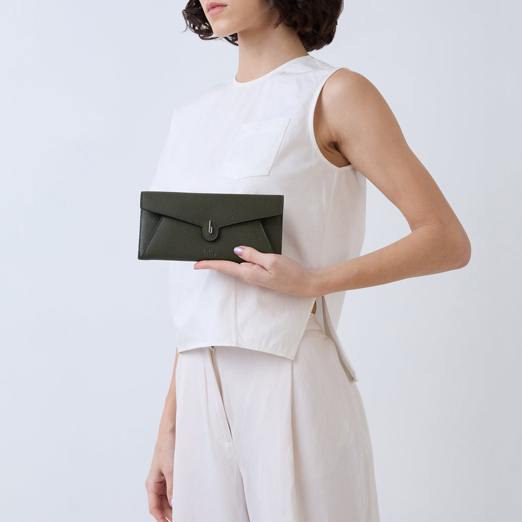 KIM WALLET PEBBLE FOREST