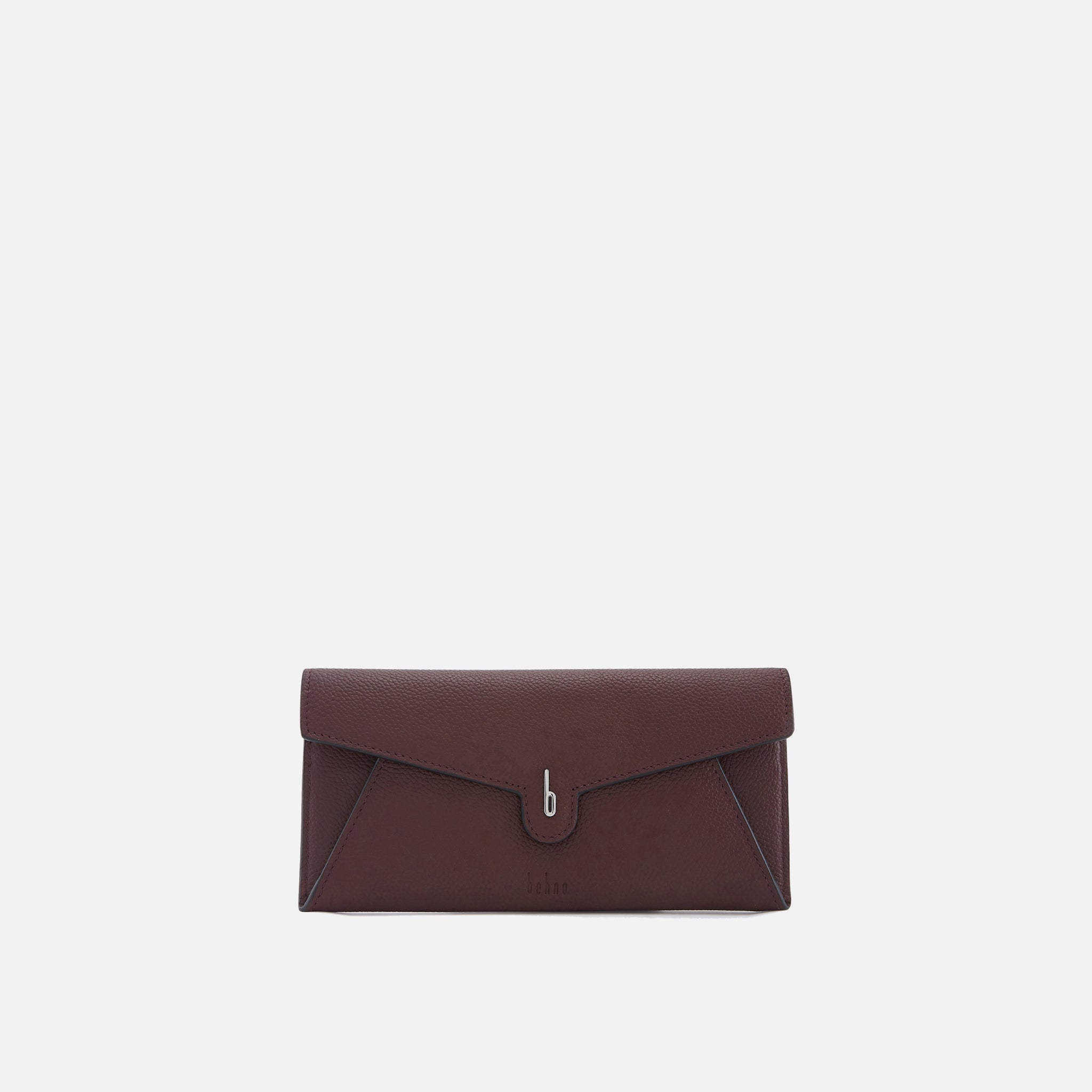 KIM WALLET PEBBLE BORDEAUX