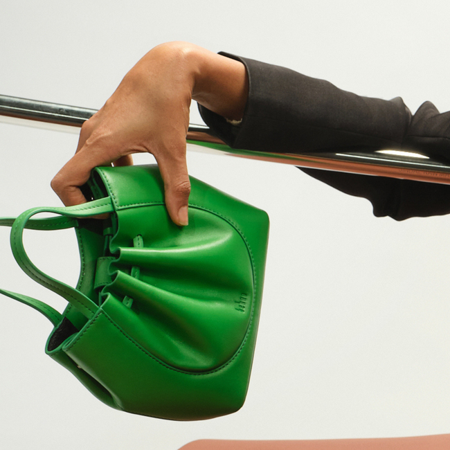 KATRINA MINI TOTE NAPPA FERN GREEN Main Image