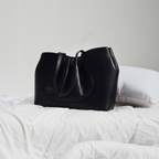 KATRINA TOTE LARGE PEBBLE BLACK