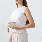 LARRY KEYCHAIN PEBBLE BEIGE