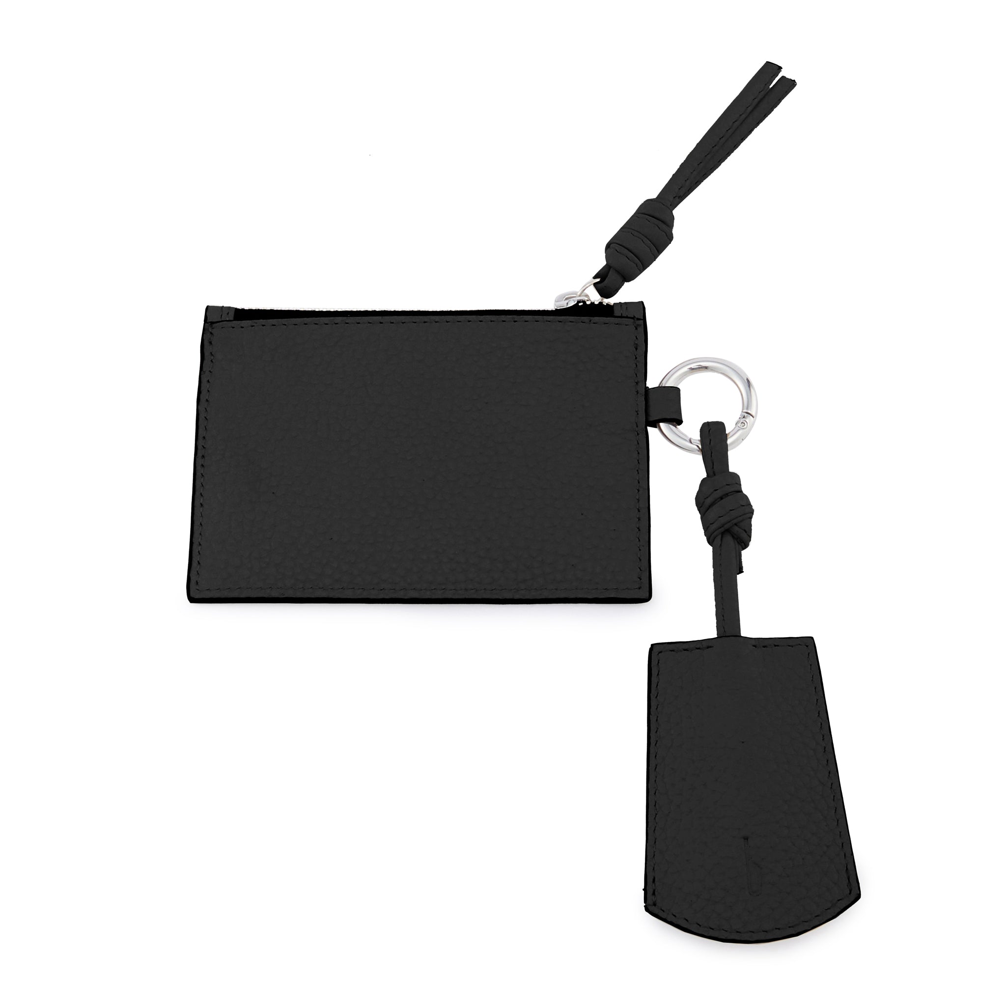 LARRY KEYCHAIN PEBBLE BLACK
