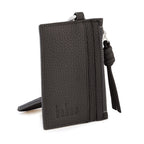 LARRY KEYCHAIN PEBBLE DARK BROWN