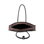 LAVERNE BAG CANVAS CACAO/BLACK