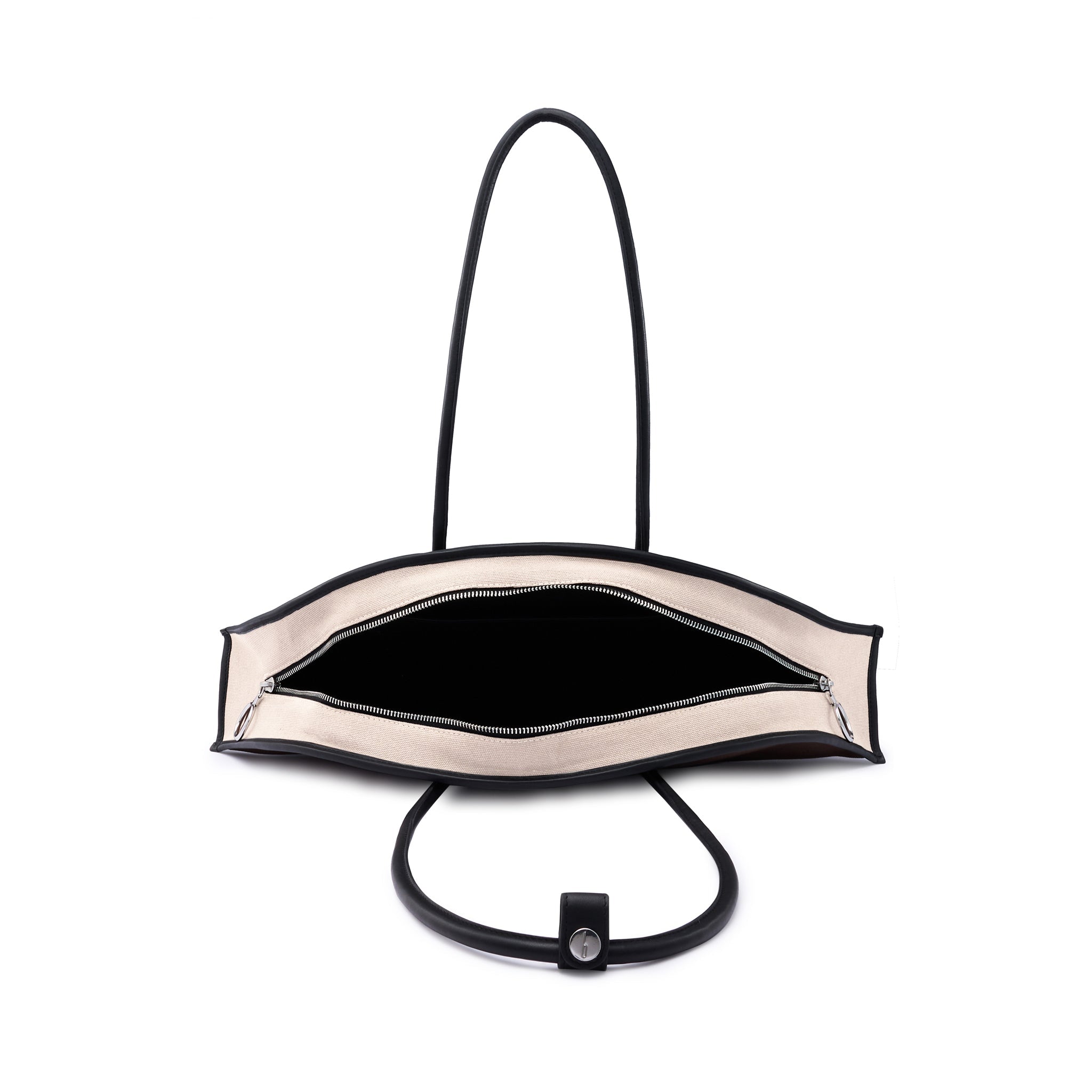 LAVERNE BAG CANVAS SAND/BLACK