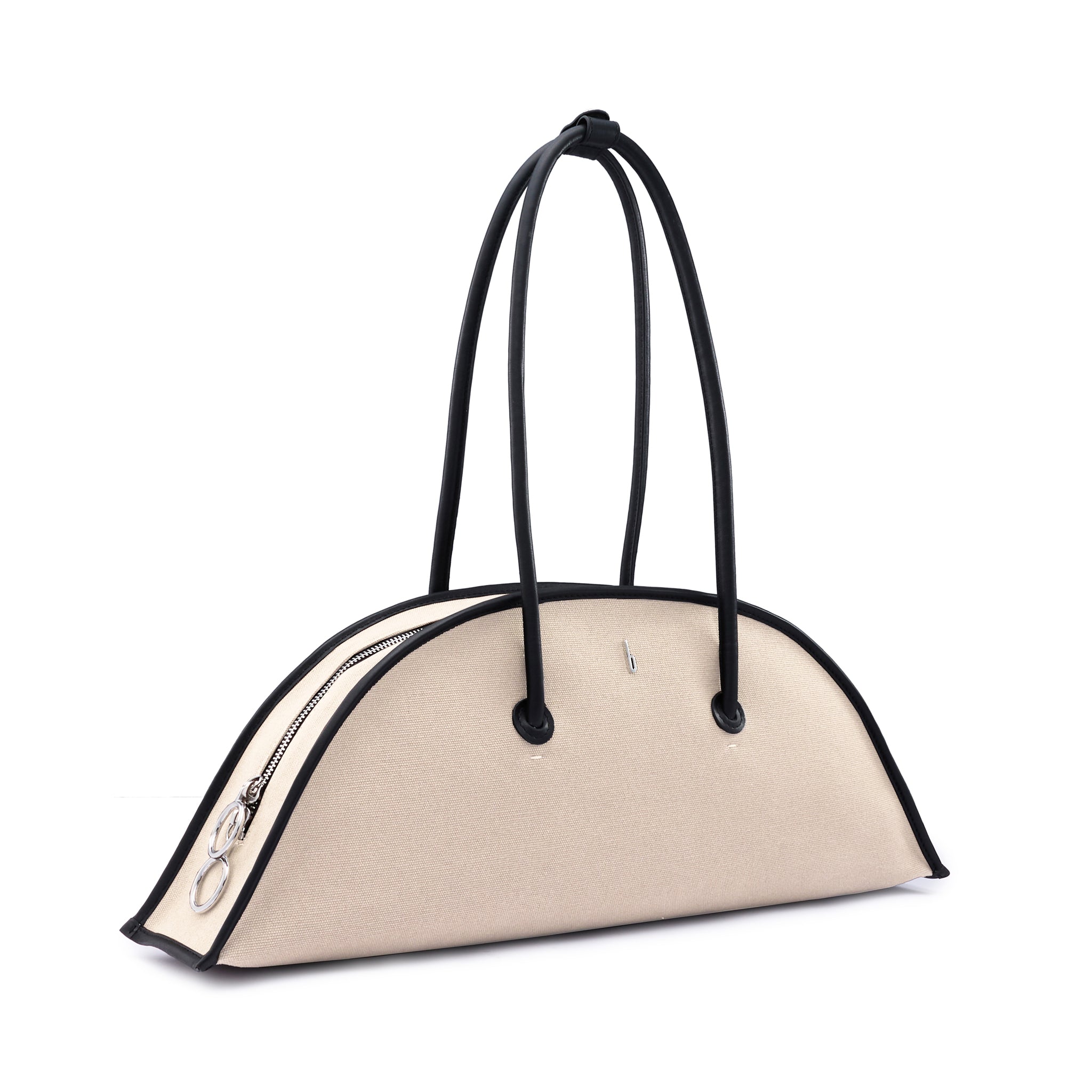 LAVERNE BAG CANVAS SAND/BLACK