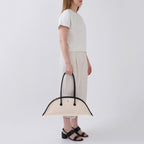 LAVERNE BAG CANVAS SAND/BLACK
