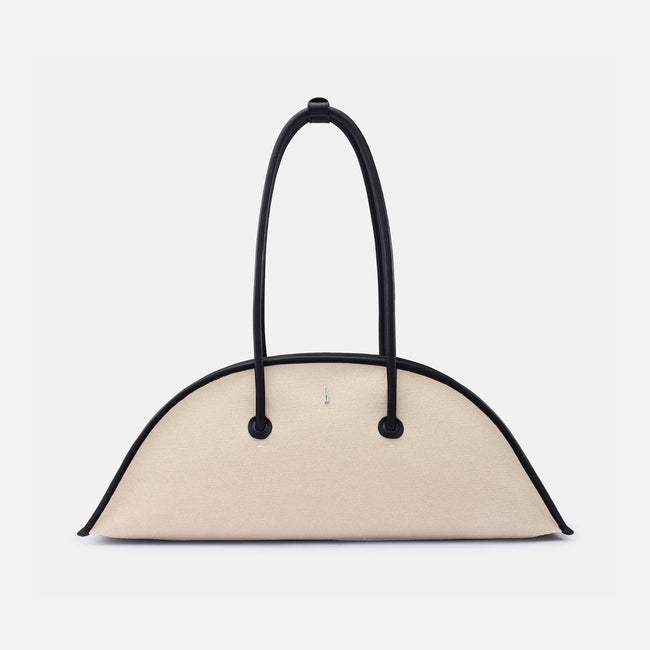 LAVERNE BAG CANVAS SAND/BLACK Hover Image