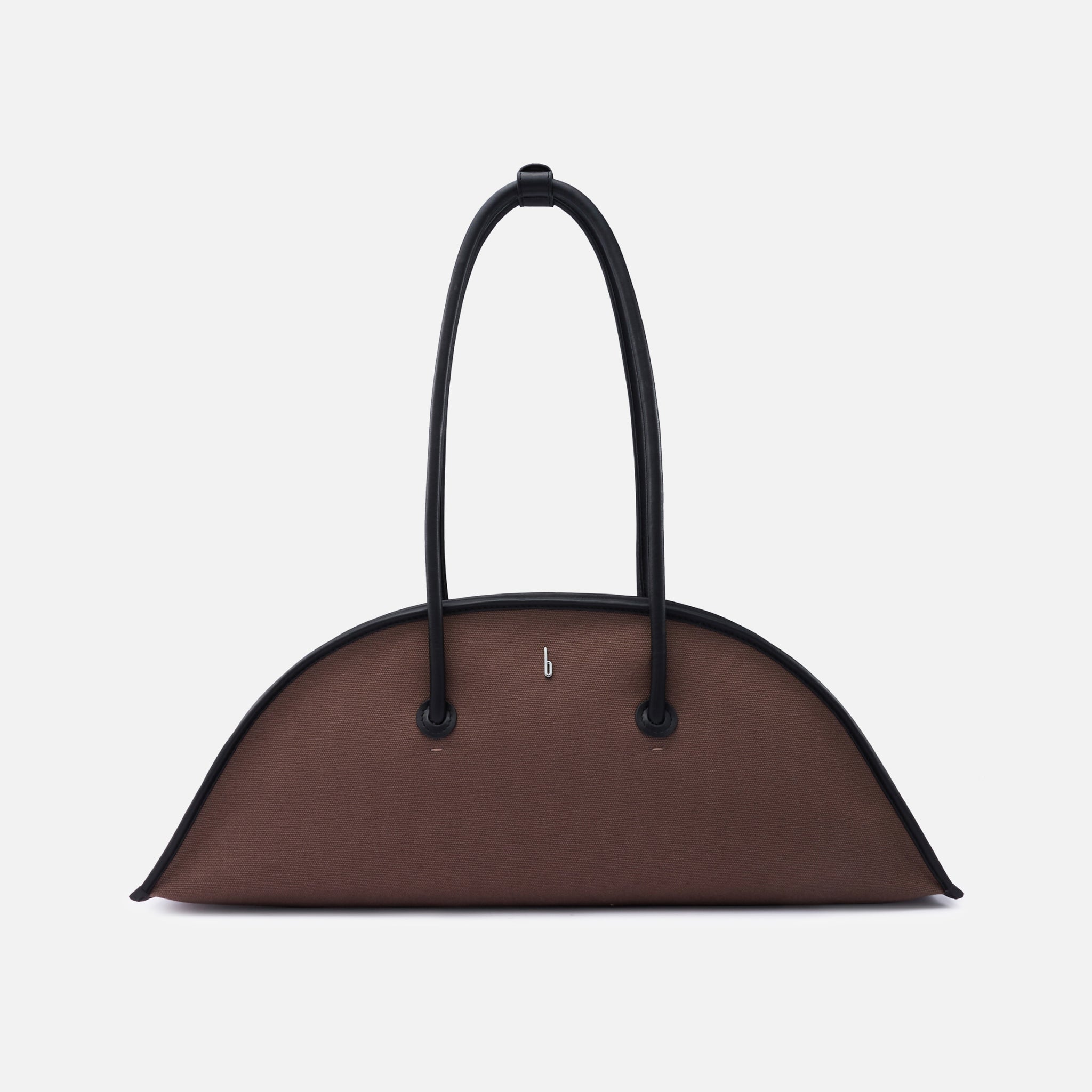 LAVERNE BAG CANVAS CACAO/BLACK