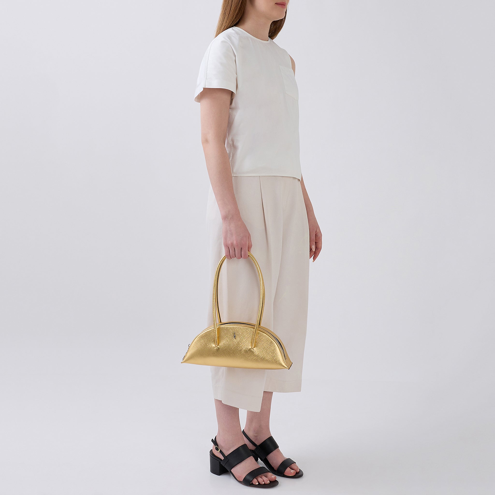 LAVERNE BAG MINI METALLIC GOLD