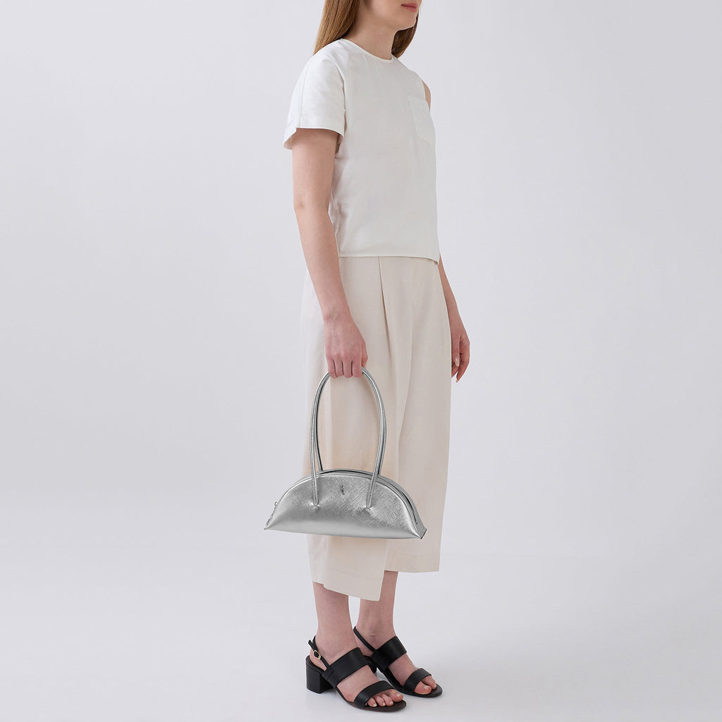 LAVERNE BAG MINI METALLIC SILVER