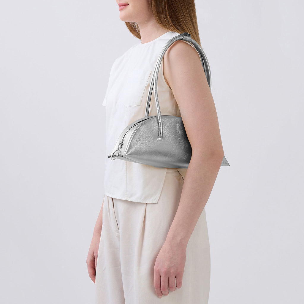 LAVERNE BAG MINI METALLIC SILVER