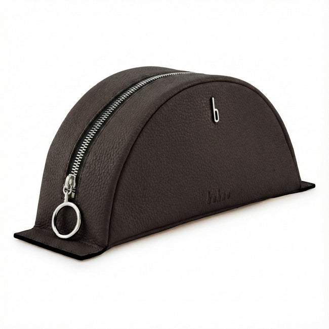 LAVERNE POUCH PEBBLE DARK BROWN Main Image