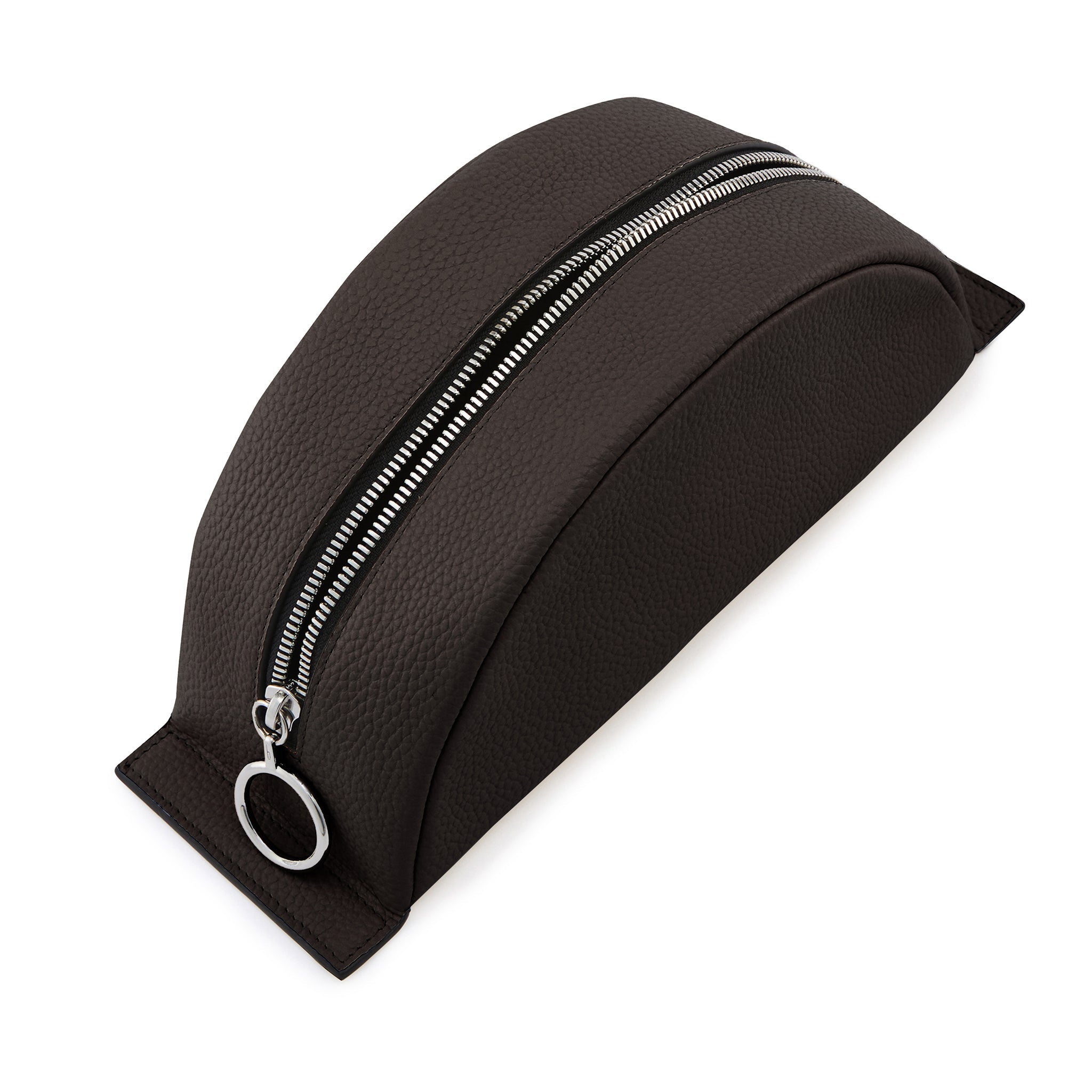 LAVERNE POUCH PEBBLE DARK BROWN