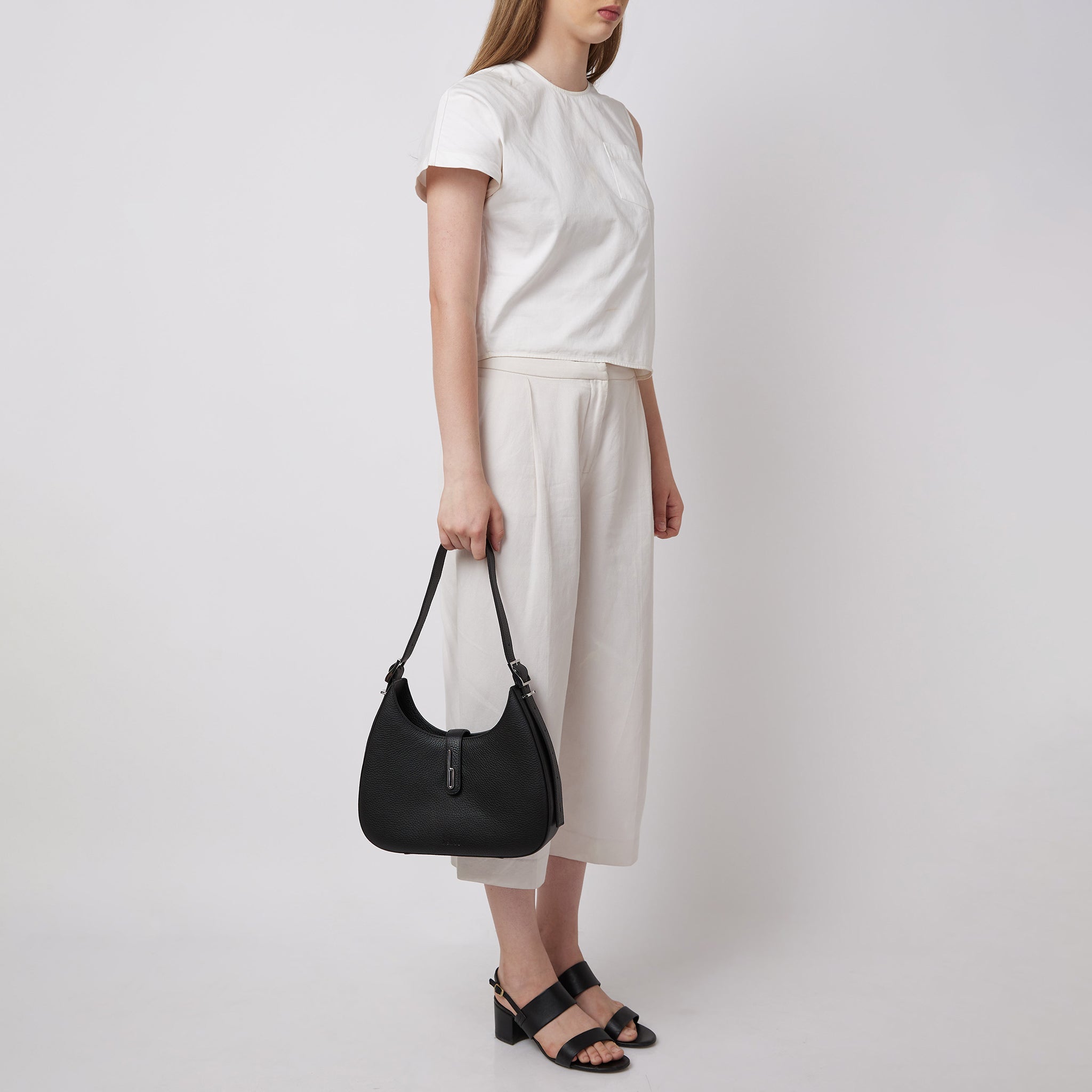 LEENA BAG PEBBLE BLACK