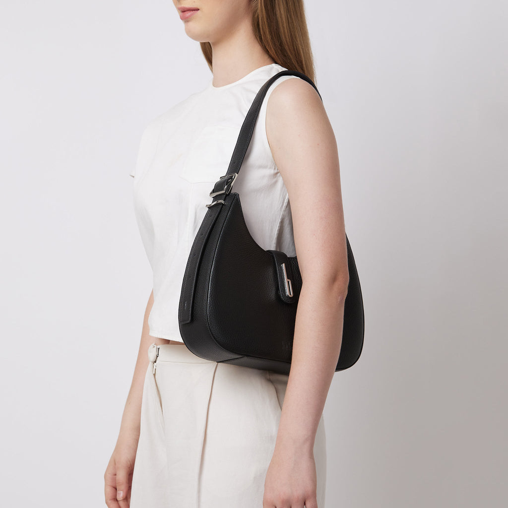 LEENA BAG PEBBLE BLACK