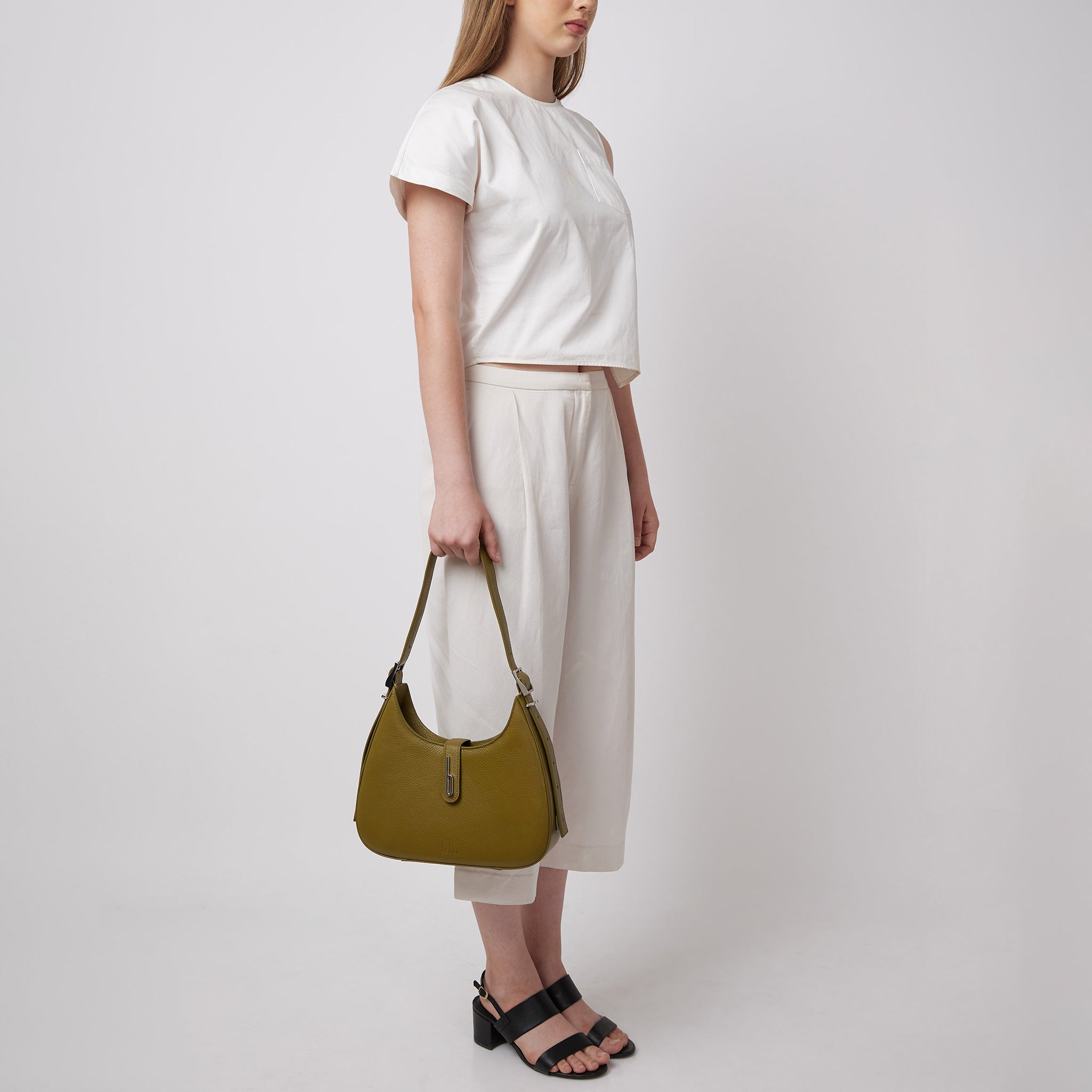 LEENA BAG PEBBLE OLIVE