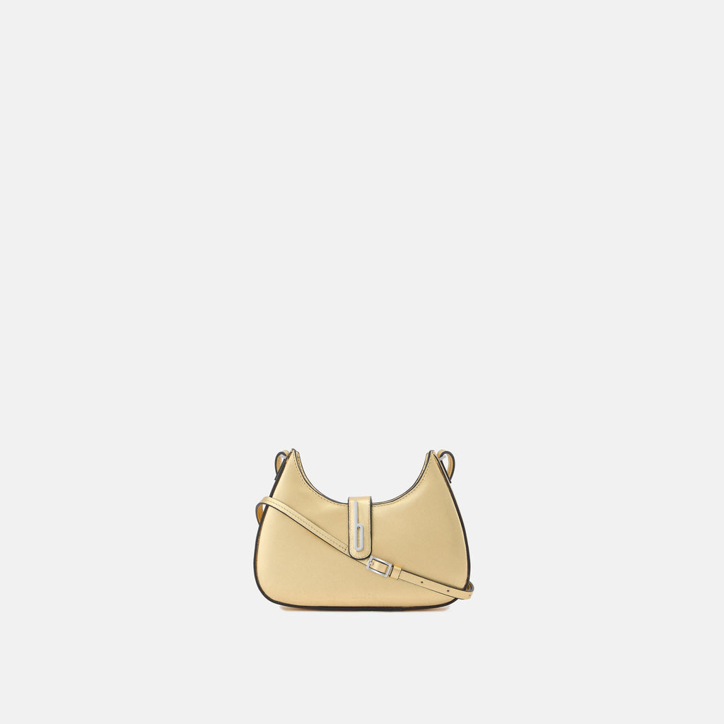 LEENA MINI CROSSBODY METALLIC GOLD