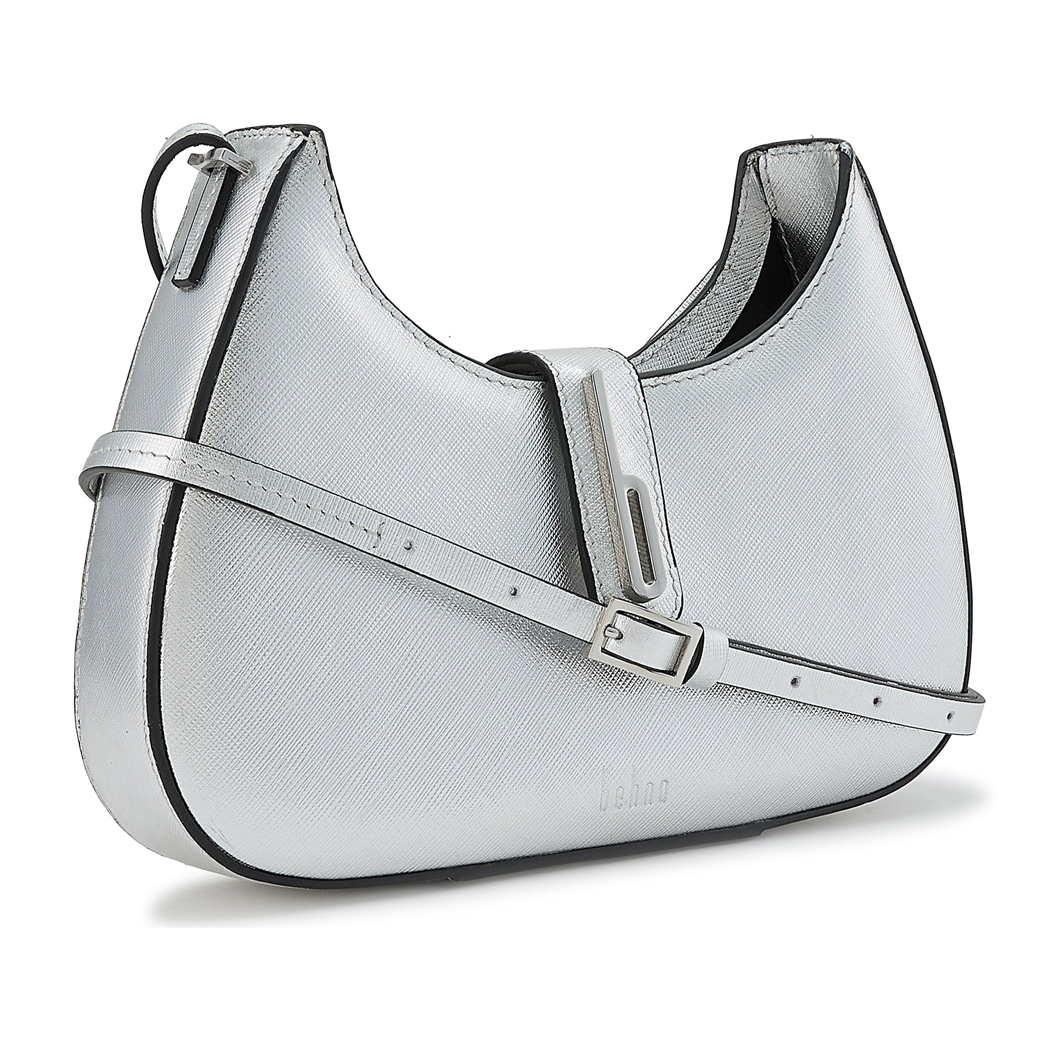 LEENA MINI CROSSBODY METALLIC SILVER