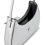 LEENA MINI CROSSBODY METALLIC SILVER