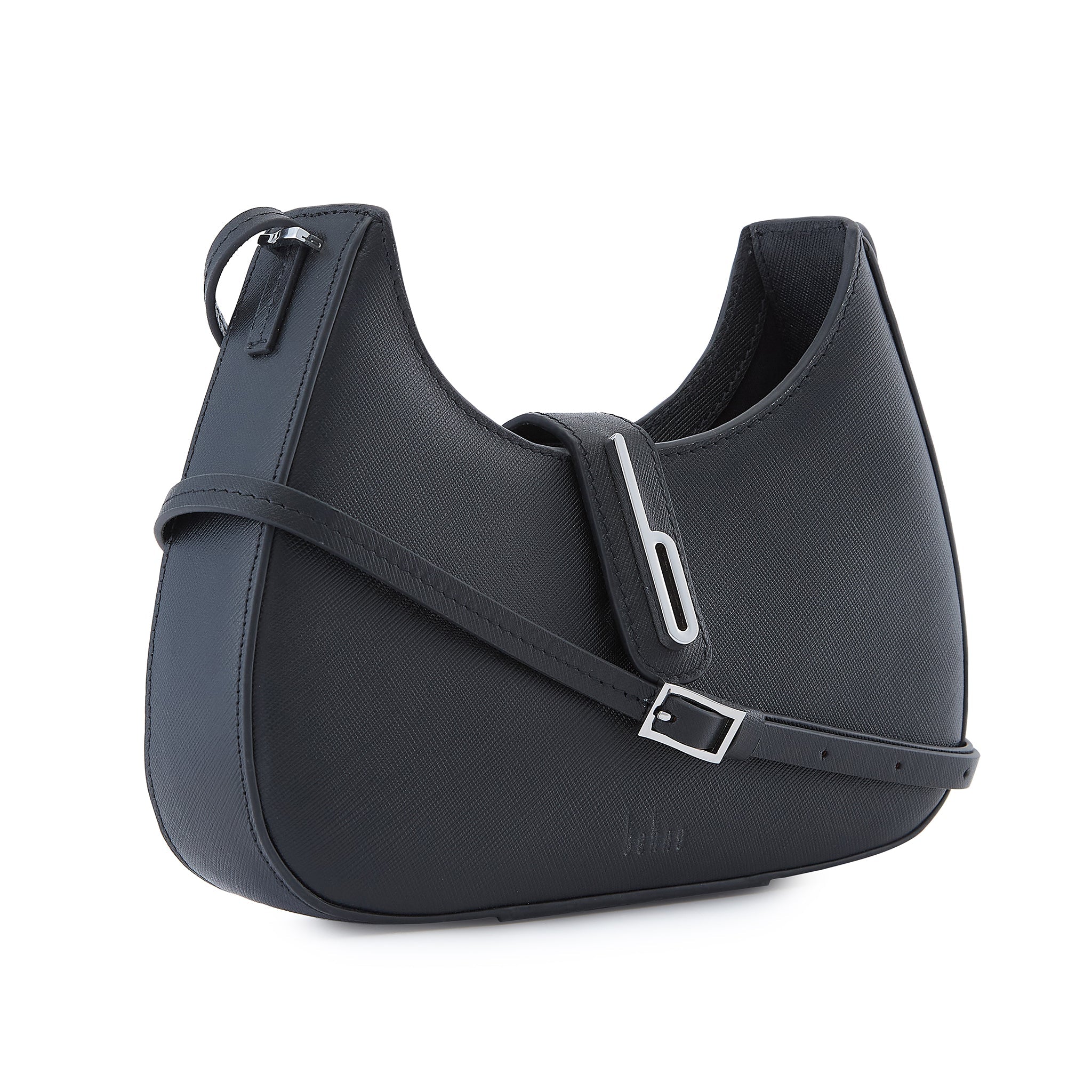 LEENA MINI CROSSBODY SAFFIANO BLACK