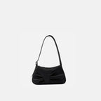 LEENA MINI SHOULDER DRAPED NAPPA BLACK