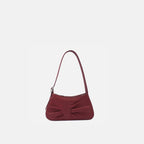 LEENA MINI SHOULDER DRAPED NAPPA BRICK