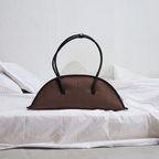 LAVERNE BAG CANVAS CACAO/BLACK