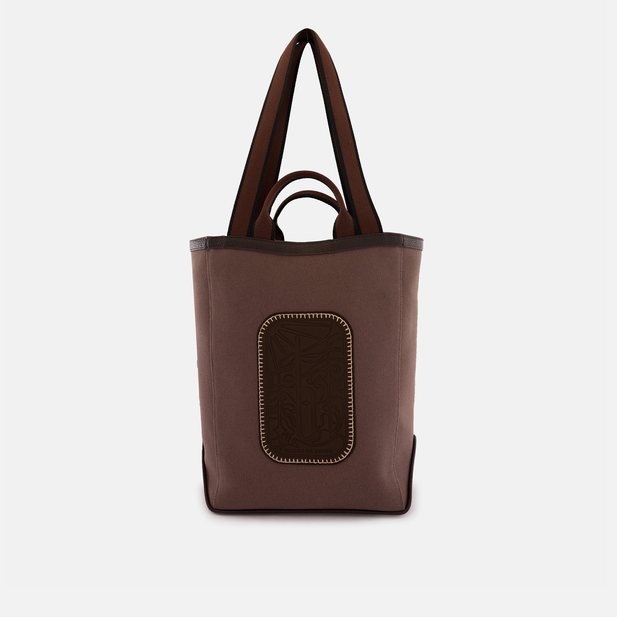 MAISON TOTE CANVAS CACAO