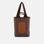 MAISON TOTE CANVAS CACAO/CLAY
